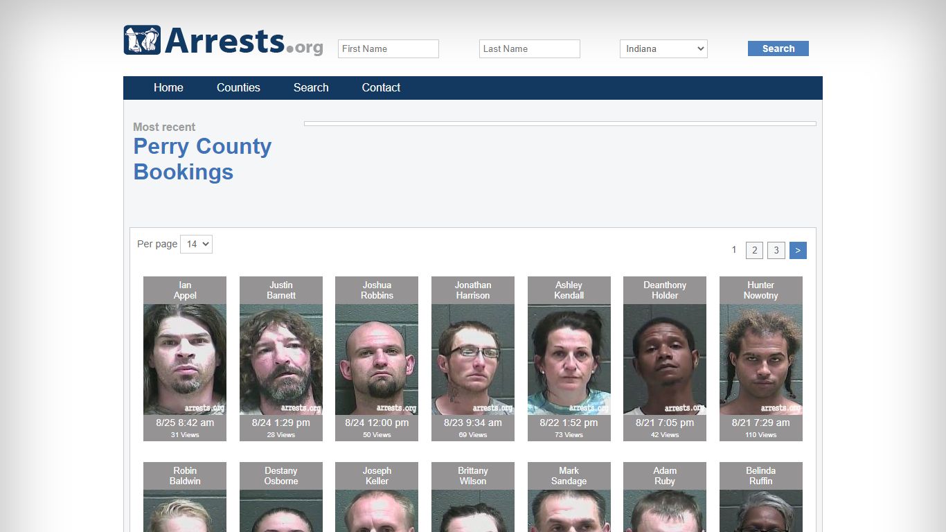 Perry County Arrests and Inmate Search